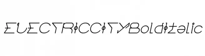 ELECTRIC CITY Bold Italic  baixar fontes gratis