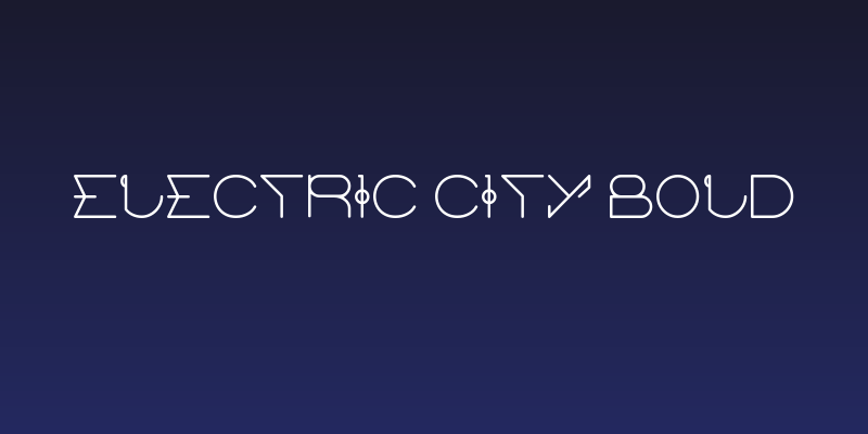 ELECTRIC CITY Bold Social Header