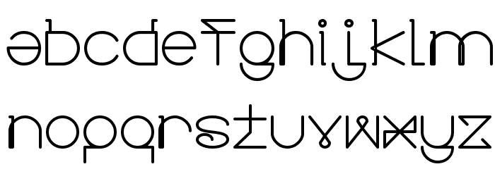 ELECTRIC CITY Bold Font LOWERCASE