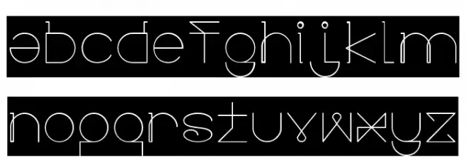ELECTRIC CITY-Inverse 字体 小写