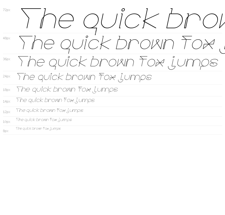 ELECTRIC CITY Italic Waterfall