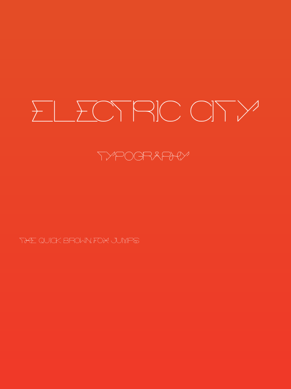 ELECTRIC CITY Poster