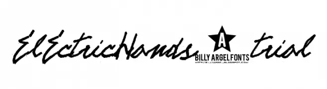 ELECTRICHANDS-trial  Free Fonts Download