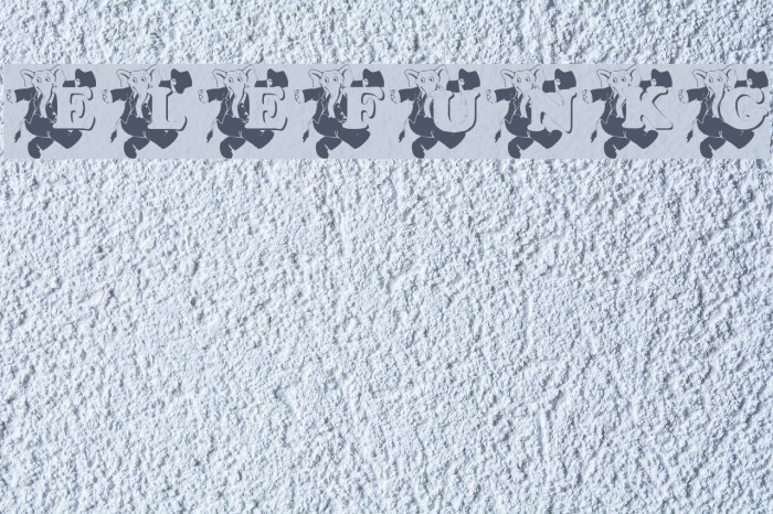 ELEFUN_KG Font examples