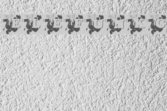 ELEFUN_KG Font examples