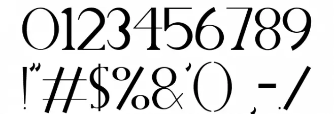 ELEGANT  Personal use Font OTHER CHARS