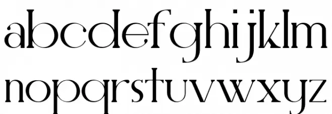 ELEGANT Personal use フォント 小文字