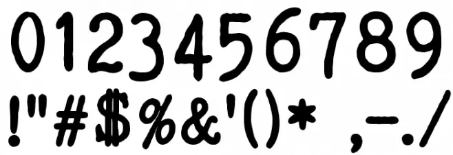 ELEGANT TYPEWRITER Bold Font OTHER CHARS