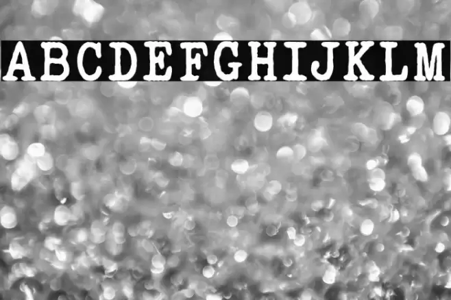 ELEGANT TYPEWRITER Bold Font examples