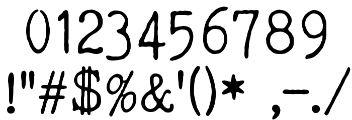 ELEGANT TYPEWRITER Light Font OTHER CHARS