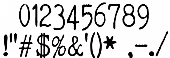 ELEGANT TYPEWRITER Font OTHER CHARS
