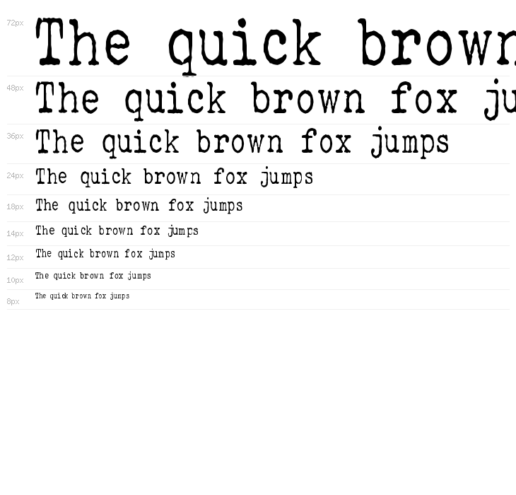 ELEGANT TYPEWRITER Waterfall