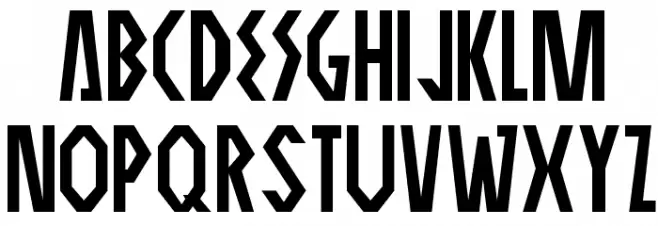 ELEKTRA ASSASSIN Schriftart Kleinbuchstaben