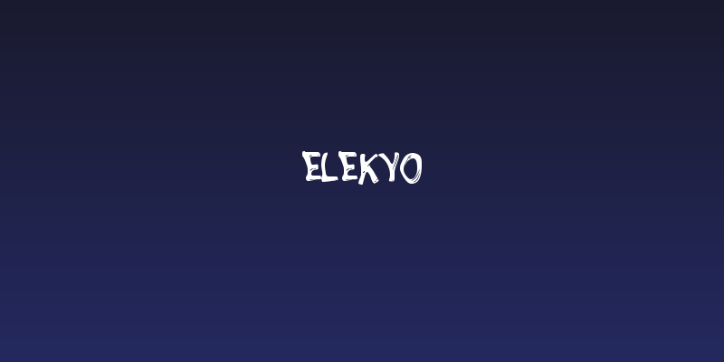 ELEKYO Social Header