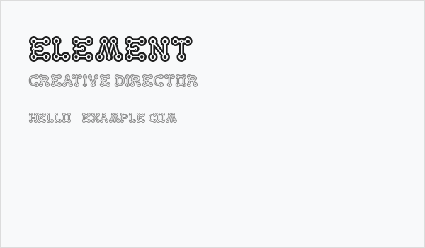 ELEMENT Business Card