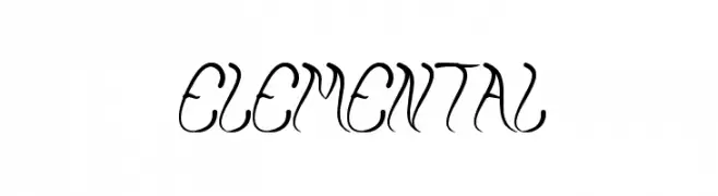 ELEMENTAL  Frei Schriftart Herunterladen