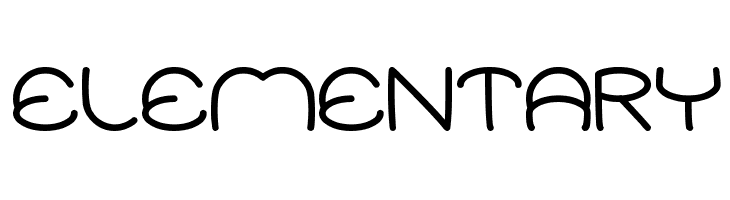ELEMENTARY  Free Fonts Download