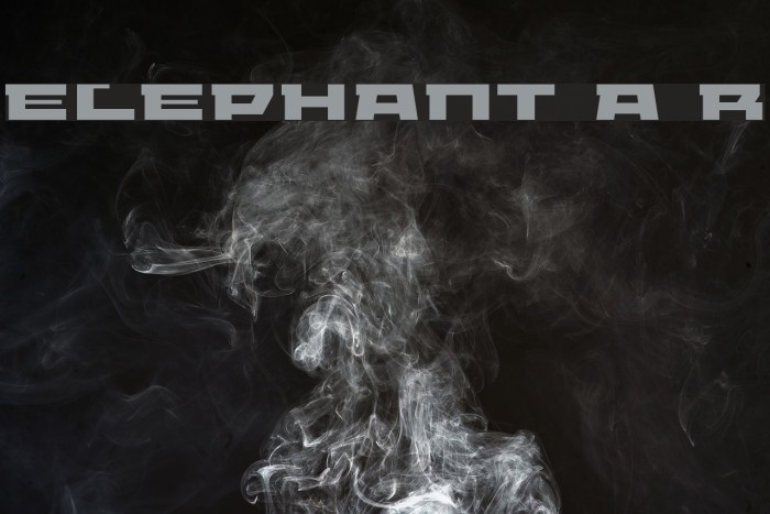 ELEPHANT A Regular لخطوط تنزيل examples
