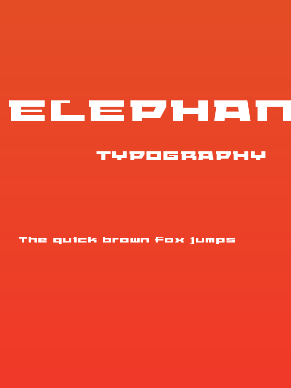 ELEPHANT A Regular Poster