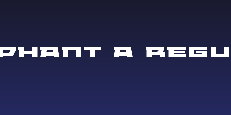 ELEPHANT A Regular Social Header