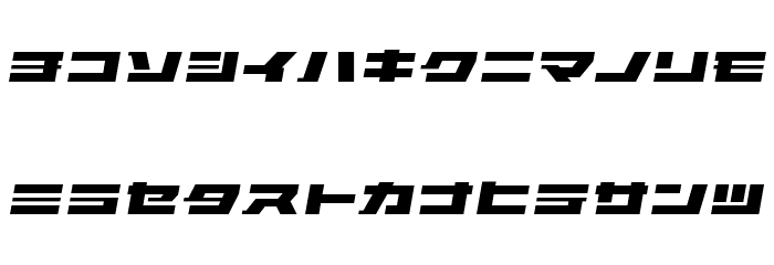 ELEPHANT K Oblique Font LOWERCASE