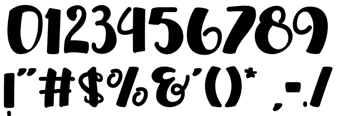 ELEPHANT WHILD Font OTHER CHARS