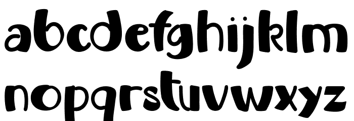 ELEPHANT WHILD Font LOWERCASE