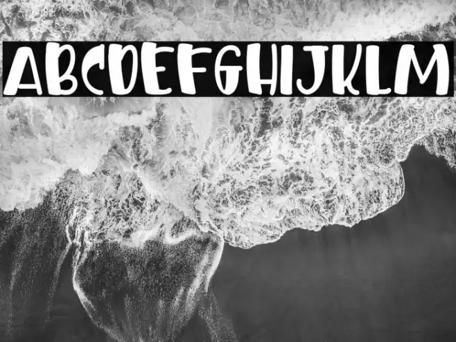 ELEPHANT WHILD Font examples