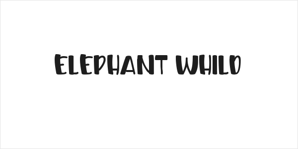 ELEPHANT WHILD Logo