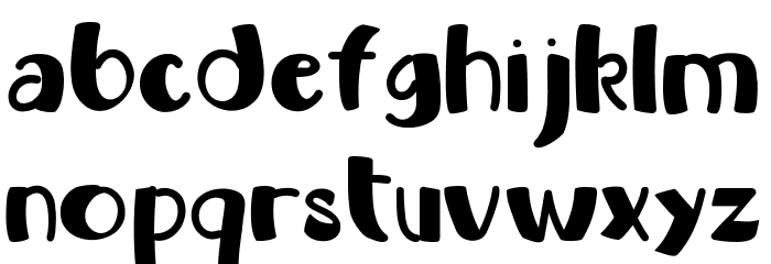 ELEPHANT WHILD Font LOWERCASE