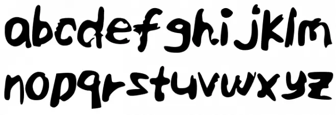 ELF_Crazy_and_Sunny_Lemon_Life Schriftart Kleinbuchstaben