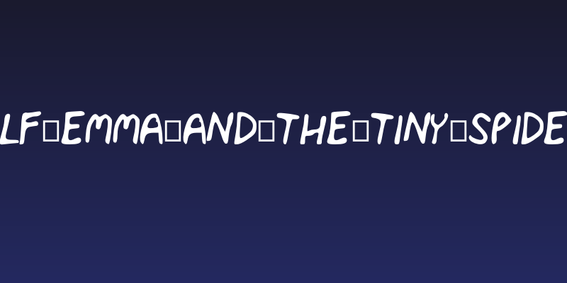 ELF_Emma_and_the_Tiny_Spider Social Header