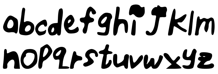 ELF_Emma_and_the_Tiny_Spider Font LOWERCASE