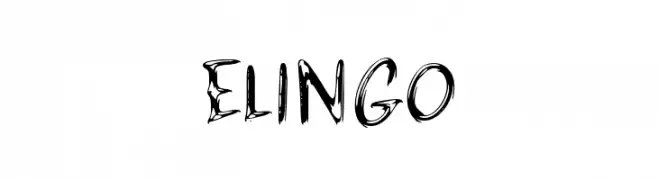 ELINGO  Frei Schriftart Herunterladen