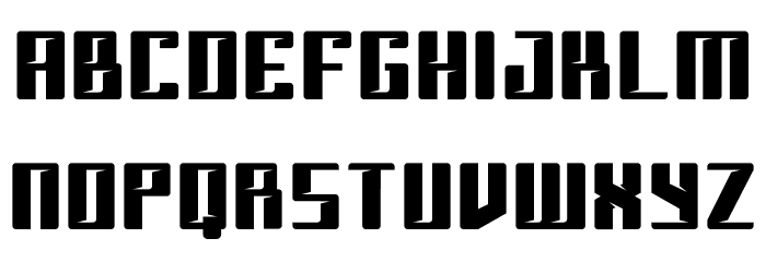 ELITAS Bold Font LOWERCASE