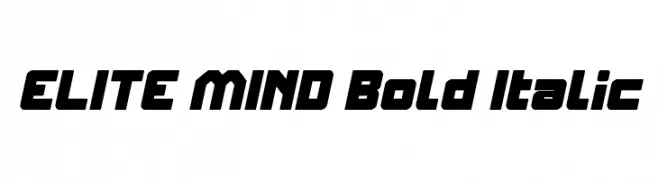 ELITE MIND Bold Italic  baixar fontes gratis