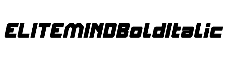 ELITE MIND Bold Italic  لخطوط تنزيل