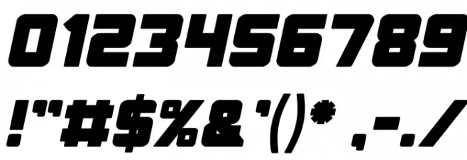 ELITE MIND Bold Italic Font OTHER CHARS