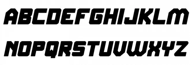 ELITE MIND Bold Italic Шрифта ВЕРХНИЙ