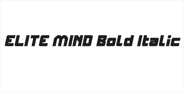 ELITE MIND Bold Italic Logo