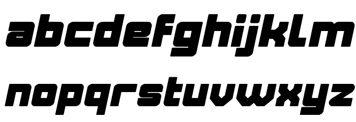 ELITE MIND Bold Italic Font LOWERCASE