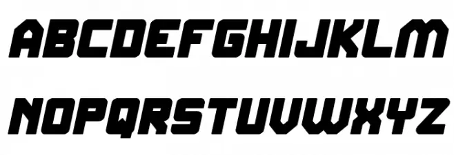ELITE MIND Bold Italic 字体 大写