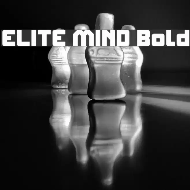 ELITE MIND Bold Font examples