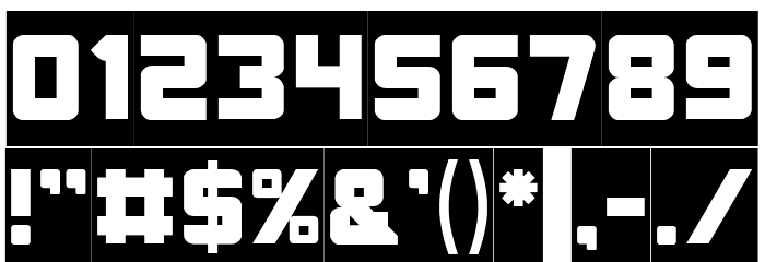 ELITE MIND-Inverse Font OTHER CHARS