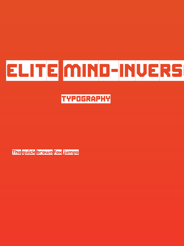 ELITE MIND-Inverse Poster