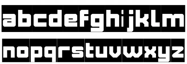 ELITE MIND-Inverse Font LOWERCASE