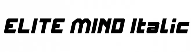 ELITE MIND Italic  baixar fontes gratis