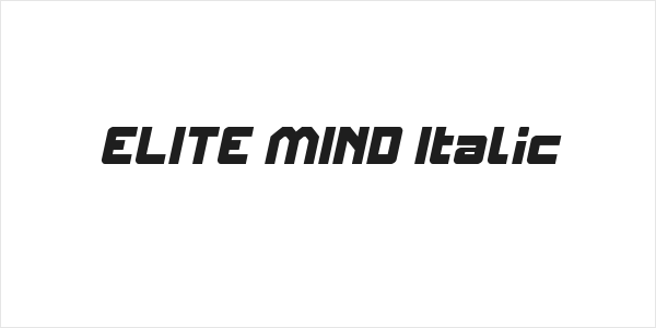 ELITE MIND Italic Logo