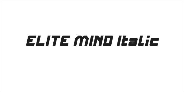 ELITE MIND Italic Logo