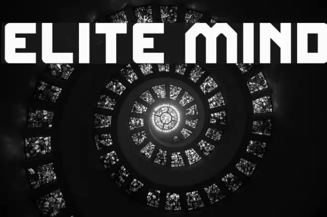 ELITE MIND Font examples